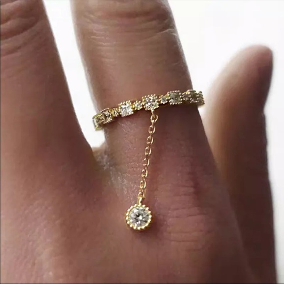 Jewelry - *NEW*Yellow Gold Party Cocktail Women’s Ring